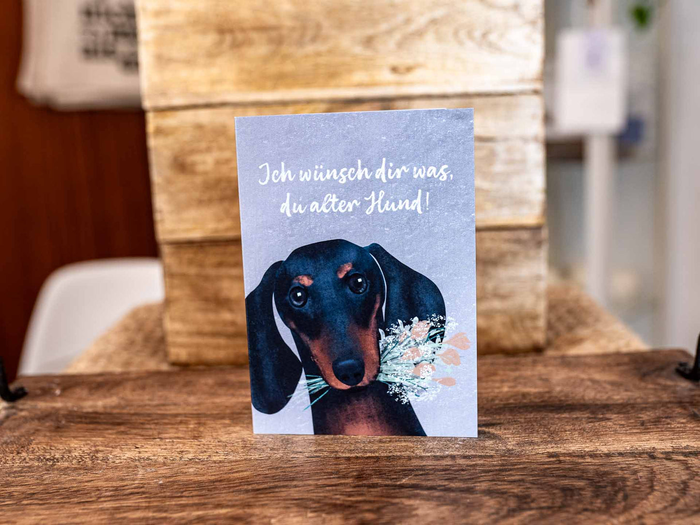 Klappkarte Geburtstag du alter Hund