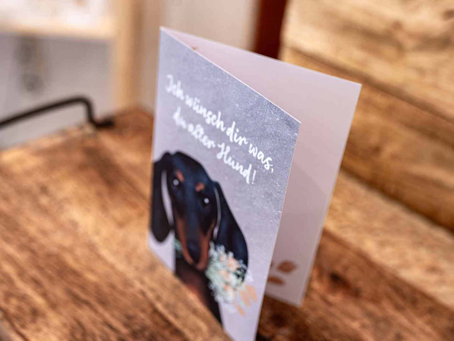 Klappkarte Geburtstag du alter Hund