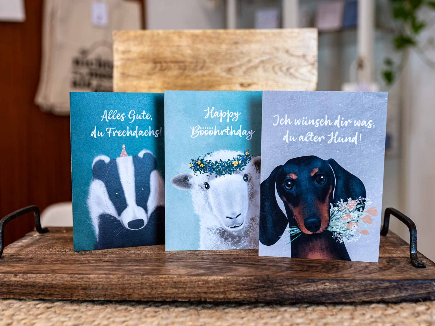 Klappkarte Geburtstag du alter Hund