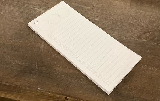 Notizblock: Liste „TO DO“