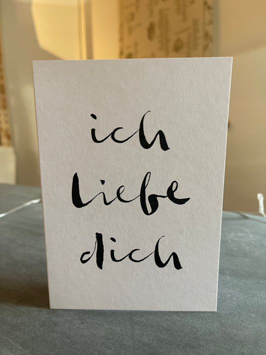 Klappkarte Valentinstag "Ich liebe Dich "